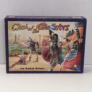 Clash of the Gladiators Board Game Rio Grande Games Reiner Knizia 2002 Complete